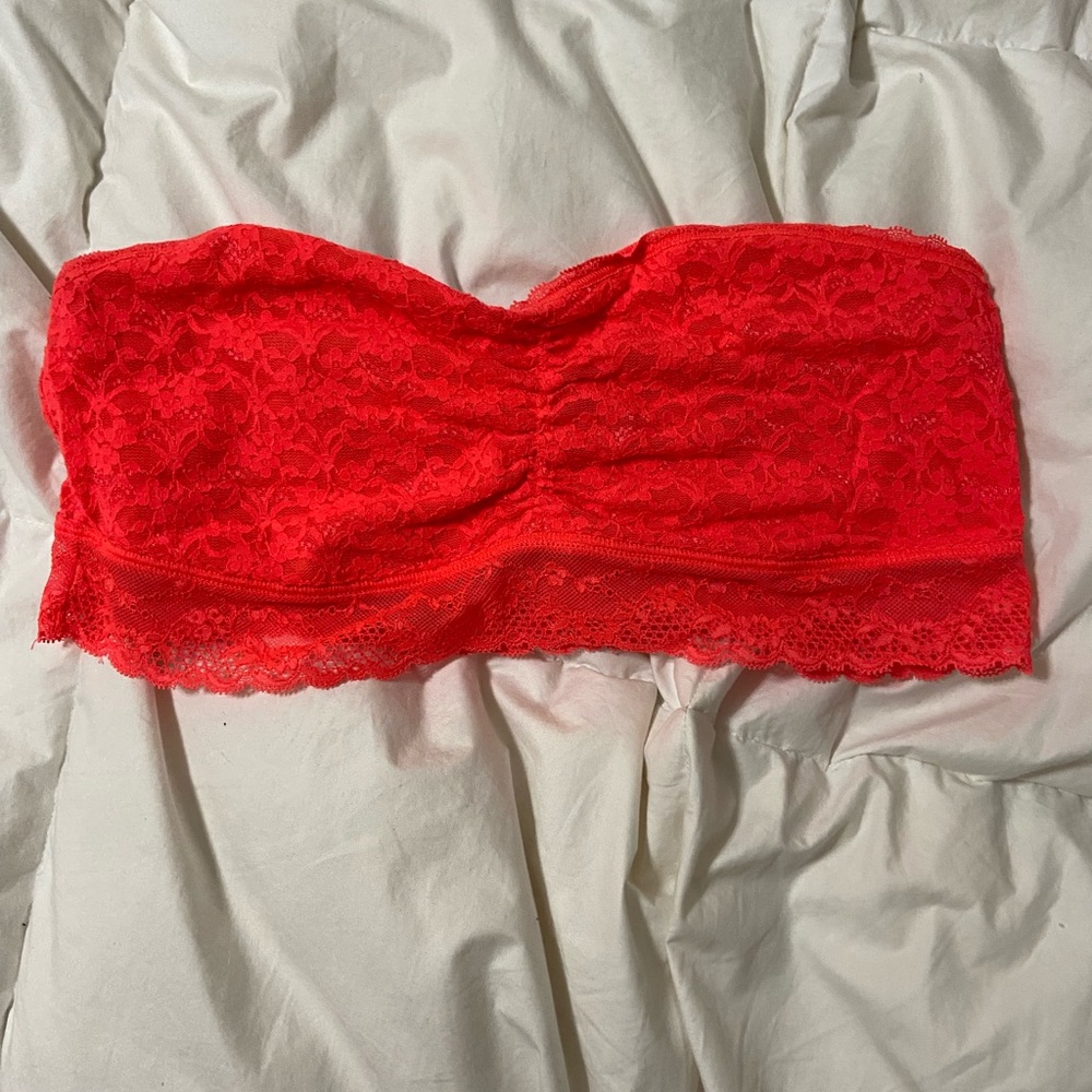 Aerie strapless lace bandeau
